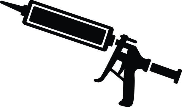 Silhouette vector construction tool for applying adhesive and sealant design