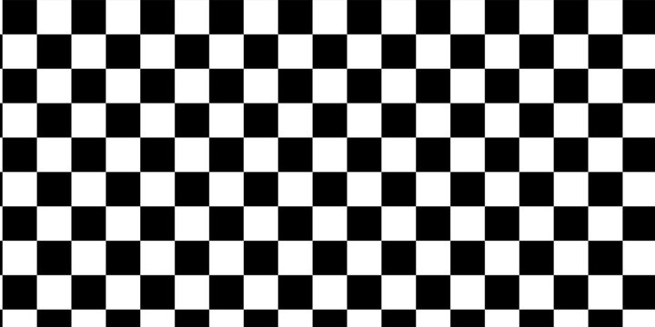 Black and white square Background. Chess table.