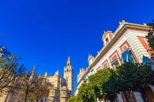 Exploring the enchanting landmarks of Seville's historic city center