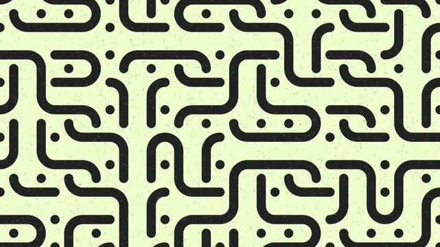 Abstract Systematic Tile Pattern Animated Motion Background