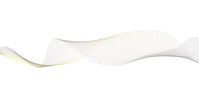 Abstract flowing wave pattern made of small dots on white background with abstract minimalist background particles movement