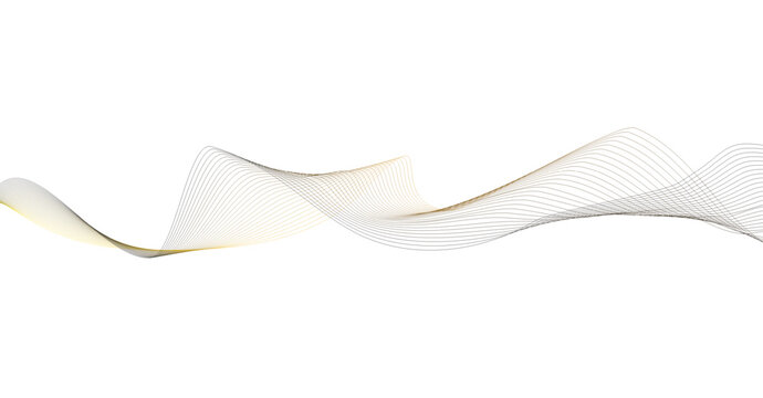 Abstract flowing wave pattern made of small dots on white background with abstract minimalist background particles movement