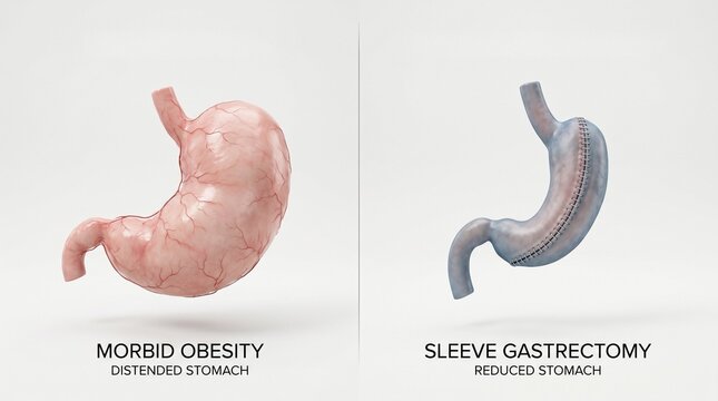 Morbid Obesity vs Gastric Sleeve Gastrectomy Surgery