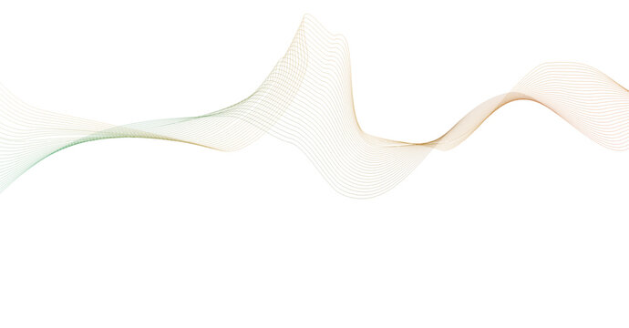 Abstract wave of interconnected colorful dots forming a digital data structure with abstract connection technology particles