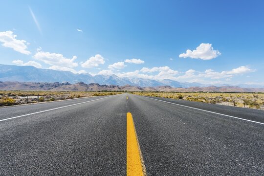 Highway 190, road, Death Valley, Death Valley National Park, California, USA