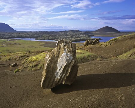 Volcanic tuff formations at Mt. Horn, Snaefellsness Peninsula, Iceland