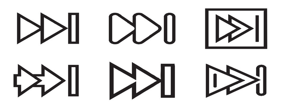 A collection of various arrow icons for navigation and direction on 007 file