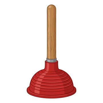 relentless heavy duty red rubber toilet plunger rescue