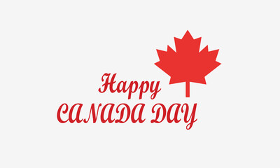 Fototapeta premium Happy canada day banner 2026
