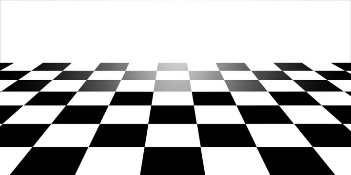 Black and white checkered pattern, Checkerboard seamless pattern