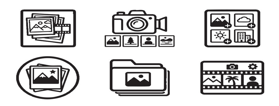 Organizing photos in folders on computer for editing and sharing