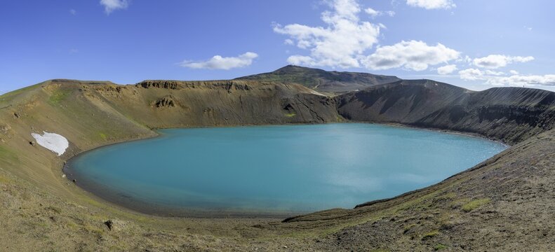 Crater Lake Viti, Krafla, Sk&uacute;tusta&eth;ir, Nor&eth;urland eystra, Iceland