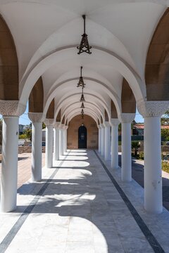 Saint Nectarios, Archways of the Greek Orthodox Church, Rhodes, Dodecanese, Greece