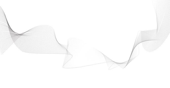 Abstract black dot and line pattern on white background representing digital data flow or topography with abstract, background