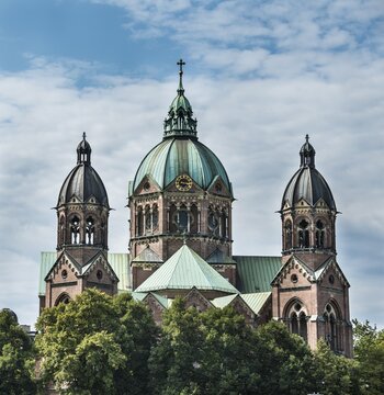 St. Luke's Church, St. Lukas or Lukaskirche, Munich, Upper Bavaria, Bavaria, Germany