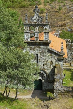 Ruins of the Pitoes Monastery, Church, Pitoes das Junias, Peneda Geres National Park, Minho, Portugal