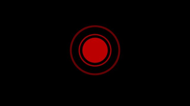 Live Signal Pulse Animation Broadcast Indicator Motion Graphic Background