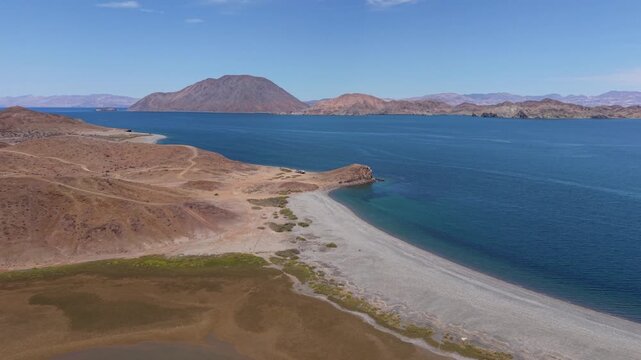 Explore La Gringa area in Bahia De Los Angeles with campsites next to the Sea of Cortez in Baja California, Mexico.