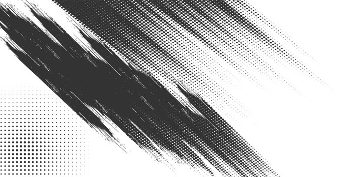 Best disign Grunge halftone gradient background. Faded grit noise texture. White and black sand wallpaper. Retro pixelated backdrop. halftone grid