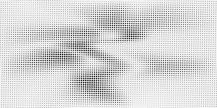 Black halftone world map on with grid pattern texture