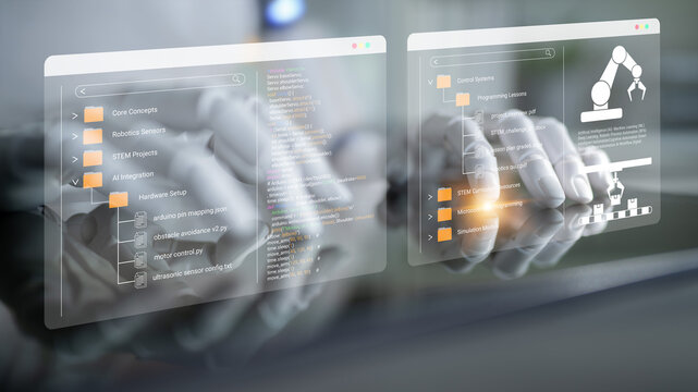 Artificial intelligence enhances file system and robotics programming education for effective STEM learning Parse
