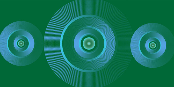 Dark abstract backgrounAVd with glowing blue circle lines. Modern shiny blue geometric lines pattern. Futuristic technology concept