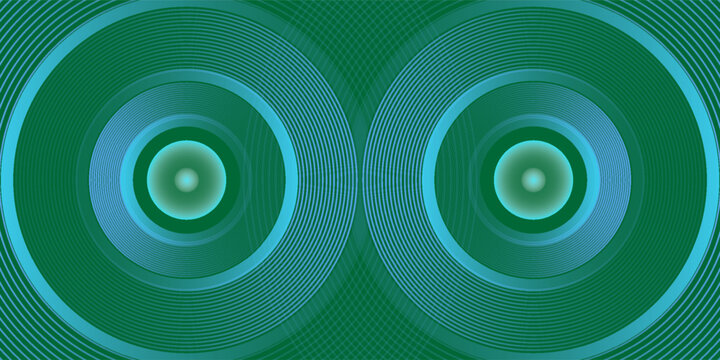Dark abstract backgrounAVd with glowing blue circle lines. Modern shiny blue geometric lines pattern. Futuristic technology concept
