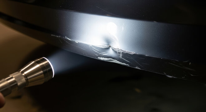 Car accident insurance estimate damage repair scratch