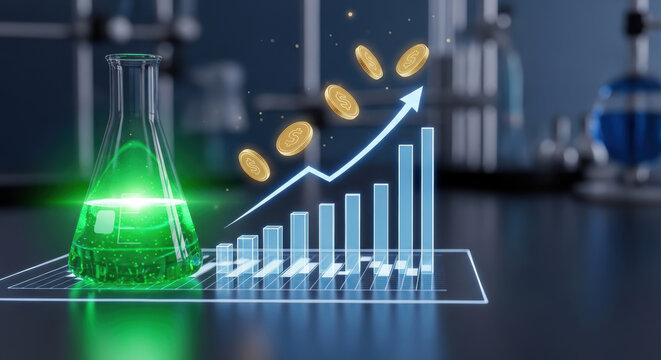 Finance investment laboratory technology healthcare innovation spending growth data experiment healthcare innovation spending