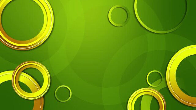 Abstract background with layered circular rings modern geometric design animation