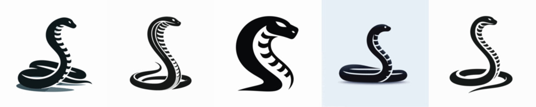 Snake Silhouette Vector Illustration