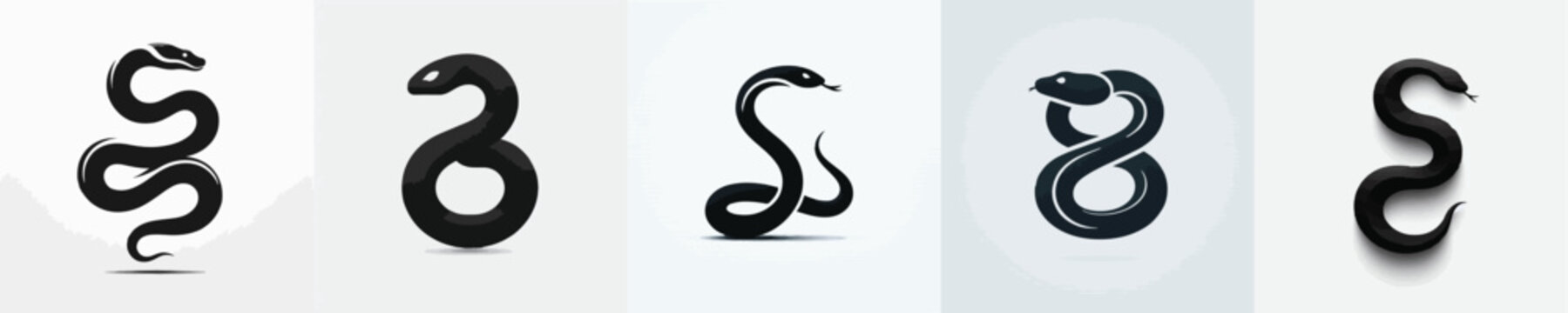 Snake Silhouette Vector Illustration