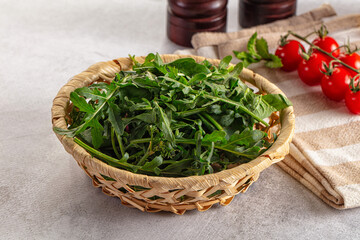 Fototapeta premium Green mix salad with arugula