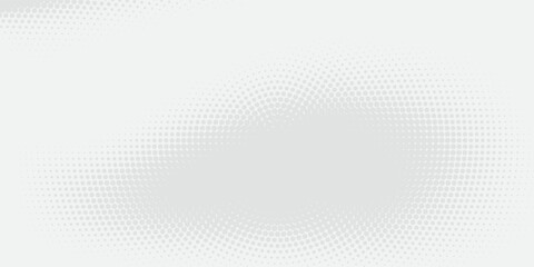 Fototapeta premium Black-white gradient halftone dots background. Pop art in vector illustration for your creative design