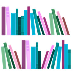 Obraz premium set of colorful books