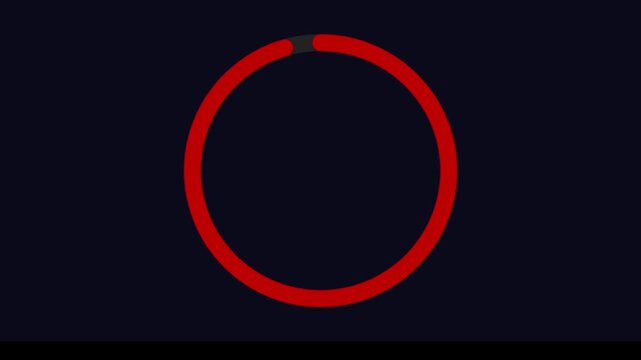 Loading Spinner Animation Circular Progress Indicator Motion Graphic Background