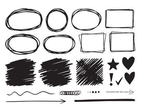 Minimalist Hand Drawn Dividers and Line Separators