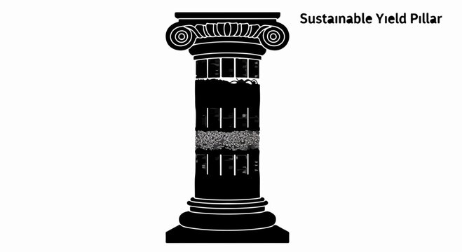 Ancient architectural pillar symbolizing strong foundations and stability