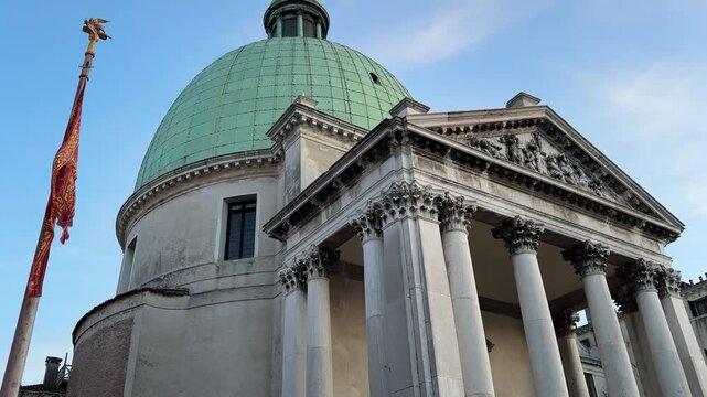 Chiesa di San Simeon Piccolo Venice Grand Neoclassical Church Exterior