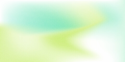 Blue turquoise teal lime green yellow white abstract background. Light bright neon electric metal. Rough grain noise. Gradient ombre color. Spot stain oval circle. Liquid water explosion splash. © Muis