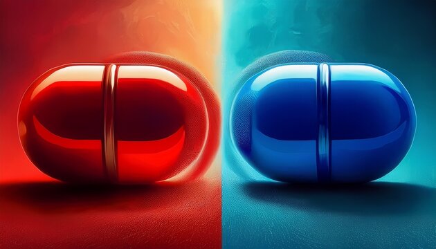 red pill or blue pill the choice is yours between truth and illusion belief and reality truth and lie right and wrong left and right