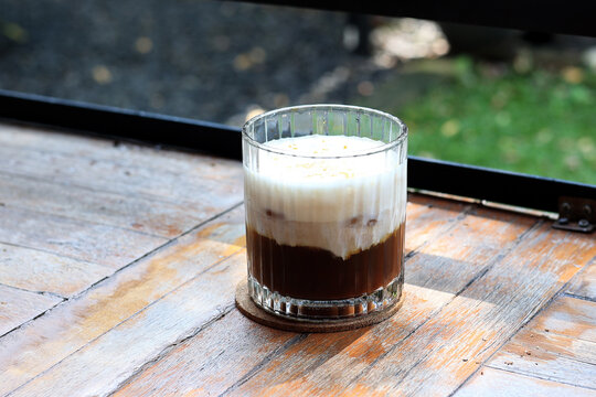Mont Blanc Coffee with a Orange Zest