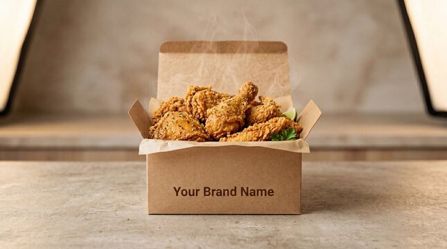 Delicious Fried Chicken in a Box