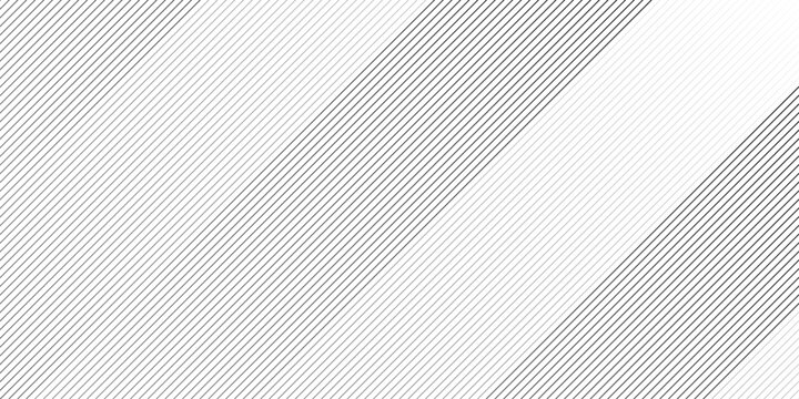 Vector stripe paper diagonal oblique treansparent curve gradient black and white graphic stripe line. Repeated fine diagonal lines fabric slash line stripes diagonal digital elegant background