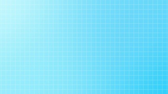 Abstract blue grid squares moving with subtle gradient light in clean digital animation for tech concept