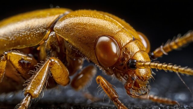  Yellow mealworm beetle (Tenebrio molitor) ai