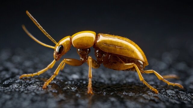  Yellow mealworm beetle (Tenebrio molitor) ai