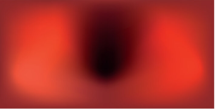 A high-quality abstract digital background featuring a vibrant red color palette with a dramatic dark central focal point. The smooth soft-focus gradient transitions create a modern minimalist.