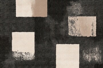 Fototapeta premium Abstract rectangles on dark background.