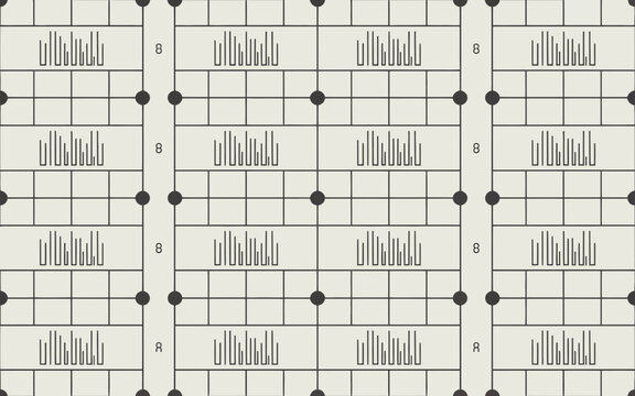 Music sheet pattern seamless background staff musical note paper texture